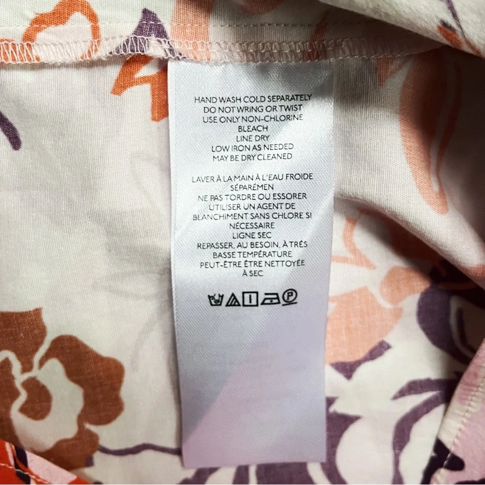 NWT Anthropologie Maeve Maeve One-Shoulder Blouse, sz Large